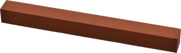 Norton - 6" Long x 5/8" Wide x 5/8" Thick, Aluminum Oxide Sharpening Stone - Square, Fine Grade - Americas Tooling