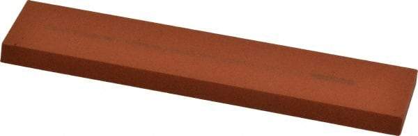 Norton - 5" Long x 1" Wide x 3/16" Thick, Aluminum Oxide Sharpening Stone - Rectangle, Fine Grade - Americas Tooling