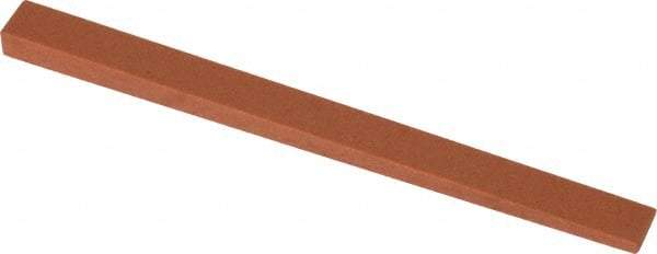 Norton - 4" Long x 5/16" Wide x 5/16" Thick, Aluminum Oxide Sharpening Stone - Taper, Fine Grade - Americas Tooling