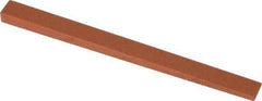 Norton - 4" Long x 5/16" Wide x 5/16" Thick, Aluminum Oxide Sharpening Stone - Taper, Fine Grade - Americas Tooling