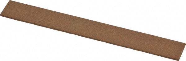 Norton - 4" Long x 1/2" Wide x 1/16" Thick, Aluminum Oxide Sharpening Stone - Taper, Medium Grade - Americas Tooling