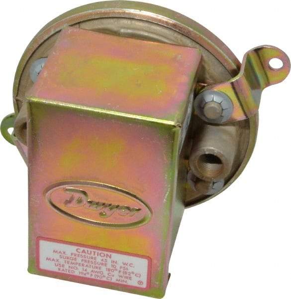 Dwyer - Low Differential Pressure Switch - 1/8 Inch Thread, 10 Maximum PSI, Low Differential Pressure Switches - Americas Tooling