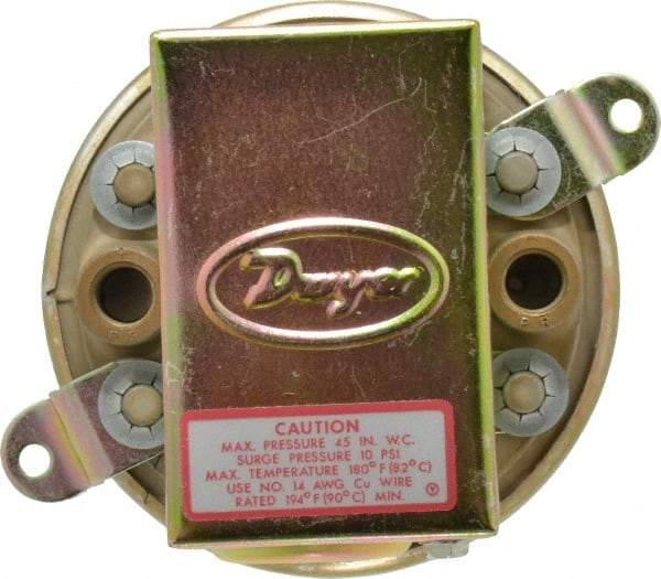 Dwyer - Low Differential Pressure Switch - 1/8 Inch Thread, 10 Maximum PSI, Low Differential Pressure Switches - Americas Tooling