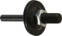 Value Collection - 3/8" Hole, Nut Lock Wheel Mandrel - 2-1/2" OAL, 3/8" Max Wheel Width, 1/4" Shank Diam - Americas Tooling