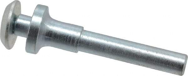 Value Collection - 1/4" Hole, Wheel Mandrel - 2-1/8" OAL, 3/8" Max Wheel Width, 1/4" Shank Diam - Americas Tooling