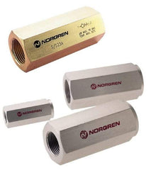 Norgren - 1-1/2" NPT High Flow Air Fuse - 0 to 232 psi, Shutoff Valve & Aluminum Material - Americas Tooling