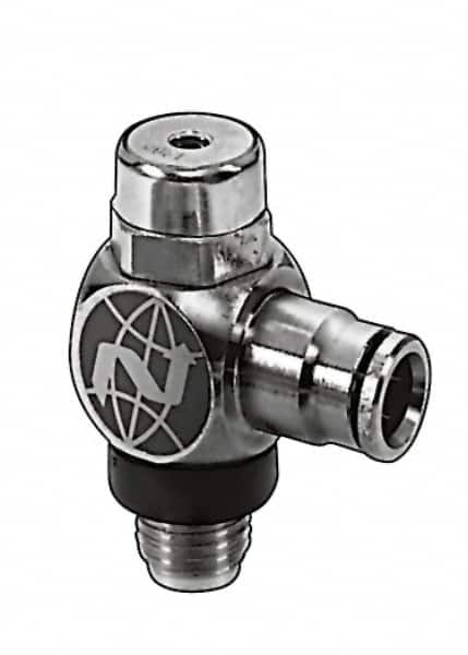 Norgren - 1/8" NPTF x 1/8" NPTF Pilot Operated Check Valve - 15 to 150 psi & Brass Material - Americas Tooling