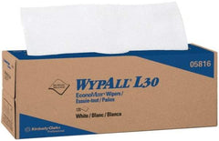 WypAll - L30 Dry General Purpose Wipes - Pop-Up, 9-3/4" x 16-3/8" Sheet Size, White - Americas Tooling