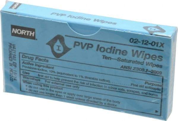 North - Antiseptic Wipe - Packet, PVP Iodine - Americas Tooling