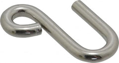 Ronstan - 13/32" Opening, 316 Stainless Steel Electropolished S-Hook - 550 Lb Capacity, 1/4" ID, 3/16" Wire, 1-3/4" OAL - Americas Tooling