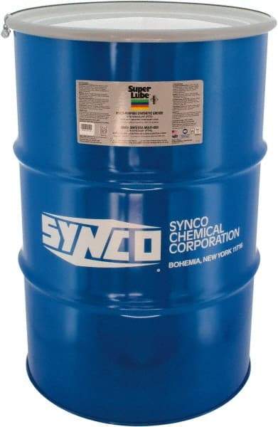 Synco Chemical - 400 Lb Drum Synthetic General Purpose Grease - Translucent White, Food Grade, 450°F Max Temp, NLGIG 2, - Americas Tooling