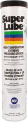 Synco Chemical - 400 g Cartridge Synthetic Extreme Pressure Grease - Translucent White, Extreme Pressure, Food Grade & High Temperature, 475°F Max Temp, NLGIG 2, - Americas Tooling