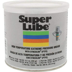 Synco Chemical - 400 g Canister Synthetic Extreme Pressure Grease - Translucent White, Extreme Pressure, Food Grade & High Temperature, 475°F Max Temp, NLGIG 2, - Americas Tooling