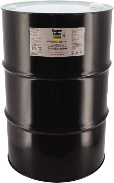 Synco Chemical - 55 Gal Drum Synthetic Multi-Purpose Oil - -42.78 to 232.22°F, SAE 85W, ISO 150, 681.5 SUS at 40°C, Food Grade - Americas Tooling