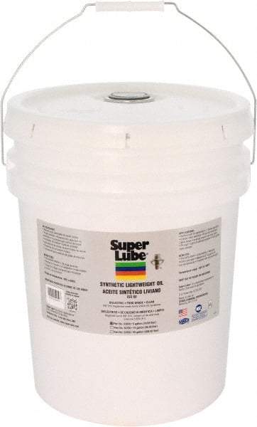 Synco Chemical - 5 Gal Pail Synthetic Multi-Purpose Oil - -40500°F, SAE 80W, ISO 68, 350 SUS at 40°C, Food Grade - Americas Tooling