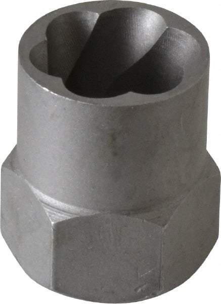 Irwin Hanson - 3/8" Drive Reverse Spiral Flute Hex Bolt Remover - 5/8" Hex, 2" OAL - Americas Tooling