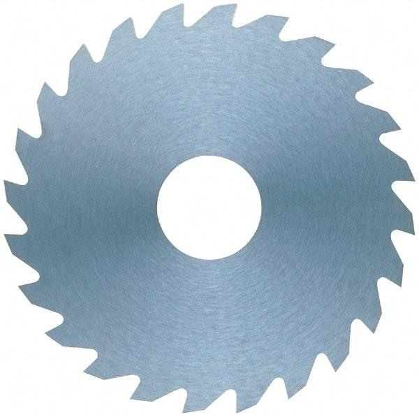 RobbJack - 3/4" Diam x 0.002" Blade Thickness x 1/4" Arbor Hole Diam, 10 Tooth Slitting and Slotting Saw - Arbor Connection, Right Hand, Uncoated, Solid Carbide, Concave Ground - Americas Tooling