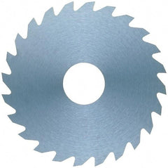 RobbJack - 2-3/4" Diam x 0.01" Blade Thickness x 1" Arbor Hole Diam, 60 Tooth Slitting and Slotting Saw - Arbor Connection, Right Hand, Uncoated, Solid Carbide, Concave Ground - Americas Tooling