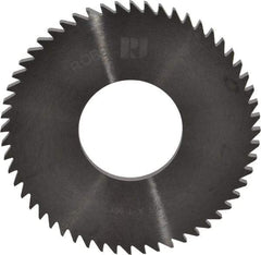 RobbJack - 2-1/2" Diam x 1/8" Blade Thickness x 1" Arbor Hole Diam, 56 Tooth Slitting and Slotting Saw - Arbor Connection, Right Hand, Uncoated, Solid Carbide, Concave Ground - Americas Tooling