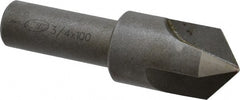 Keo - 3/4" Head Diam, 1/2" Shank Diam, 3 Flute 100° High Speed Steel Countersink - Americas Tooling