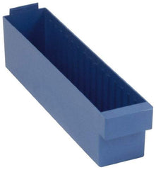 Quantum Storage - 17-5/8" Deep, Yellow High-Impact Polystyrene Drawer Bin - 4-5/8" High x 3-3/4" Wide x 17-5/8" Long - Americas Tooling