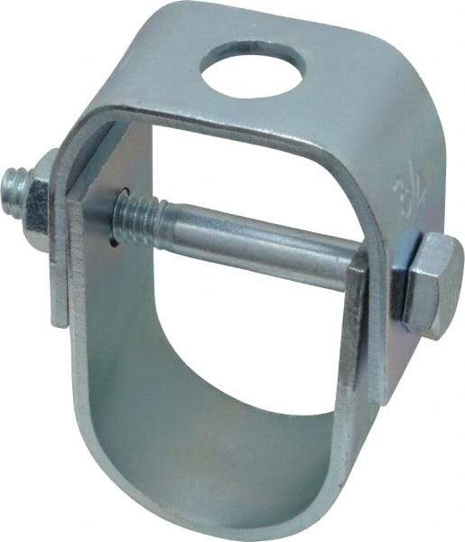 Empire - 3/4" Pipe, 3/8" Rod, Carbon Steel Adjustable Clevis Hanger - Electro Galvanized - Americas Tooling