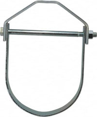 Empire - 6" Pipe, 3/4" Rod, Carbon Steel Adjustable Clevis Hanger - Electro Galvanized - Americas Tooling