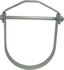 Empire - 10" Pipe, 7/8" Rod, Carbon Steel Adjustable Clevis Hanger - Electro Galvanized - Americas Tooling