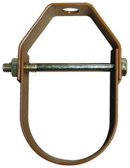 Empire - 3-1/2" Pipe, 1/2" Rod, Carbon Steel Adjustable Clevis Hanger - Copper Plated - Americas Tooling