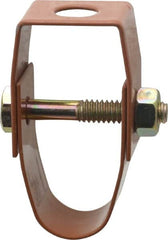 Empire - 1/2" Pipe, 3/8" Rod, Carbon Steel Adjustable Clevis Hanger - Copper Plated - Americas Tooling