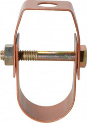 Empire - 1" Pipe, 3/8" Rod, Carbon Steel Adjustable Clevis Hanger - Copper Plated - Americas Tooling