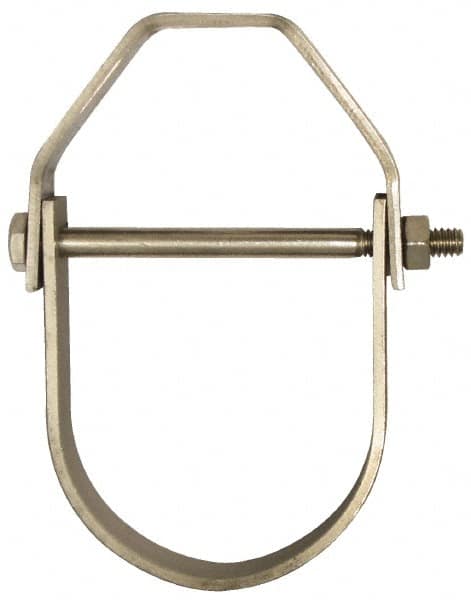 Empire - 2-1/2" Pipe, 1/2" Rod, Grade 304 Stainless Steel Adjustable Clevis Hanger - Americas Tooling