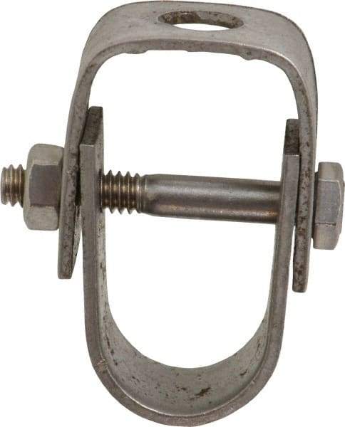 Empire - 1/2" Pipe, 3/8" Rod, Grade 304 Stainless Steel Adjustable Clevis Hanger - Americas Tooling