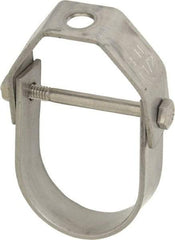 Empire - 1-1/2" Pipe, 3/8" Rod, Grade 304 Stainless Steel Adjustable Clevis Hanger - Americas Tooling