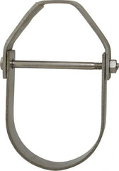 Empire - 3" Pipe, 1/2" Rod, Grade 304 Stainless Steel Adjustable Clevis Hanger - Americas Tooling