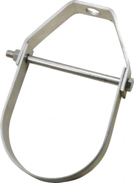 Empire - 4" Pipe, 5/8" Rod, Grade 304 Stainless Steel Adjustable Clevis Hanger - Americas Tooling