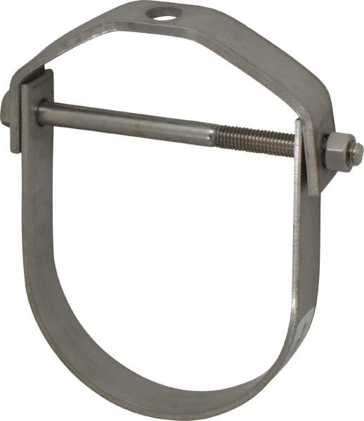 Empire - 5" Pipe, 5/8" Rod, Grade 304 Stainless Steel Adjustable Clevis Hanger - Americas Tooling