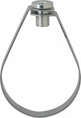 Empire - 3" Pipe, 1/2" Rod, Carbon Steel Emlok Swivel Ring Hanger - Pre-Galvanized, 600 Lb Capacity - Americas Tooling