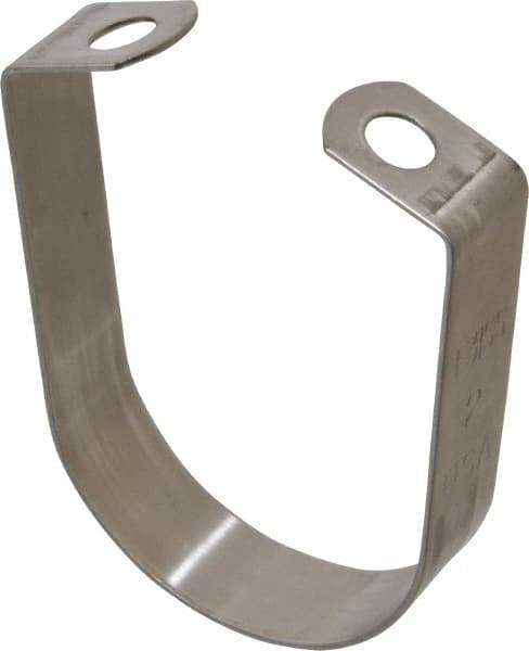 Empire - 2" Pipe, 3/8" Rod, Grade 304 Stainless Steel Adjustable Band Hanger - Americas Tooling