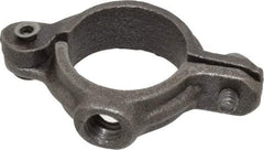 Empire - 3/4" Pipe, 3/8" Rod, Malleable Iron Split Ring Hanger - Black, 180 Lb Capacity - Americas Tooling