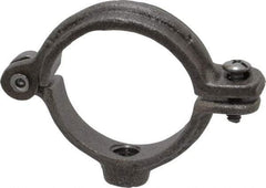 Empire - 1-1/4" Pipe, 3/8" Rod, Malleable Iron Split Ring Hanger - Black, 180 Lb Capacity - Americas Tooling