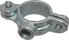 Empire - 1/2" Pipe, 3/8" Rod, Malleable Iron Split Ring Hanger - Electro Galvanized, 180 Lb Capacity - Americas Tooling