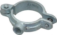 Empire - 1" Pipe, 3/8" Rod, Malleable Iron Split Ring Hanger - Electro Galvanized, 180 Lb Capacity - Americas Tooling