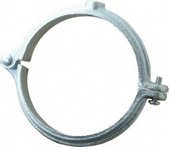 Empire - 4" Pipe, 1/2" Rod, Malleable Iron Split Ring Hanger - Electro Galvanized - Americas Tooling