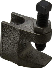 Empire - 3/4" Max Flange Thickness, 3/8" Rod Top Beam Clamp - 350 Lb Capacity, Ductile Iron - Americas Tooling