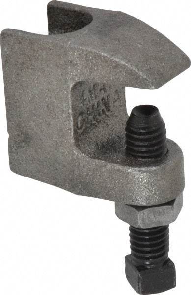 Empire - 3/4" Max Flange Thickness, 1/2" Rod Top Beam Clamp - 470 Lb Capacity, Ductile Iron - Americas Tooling