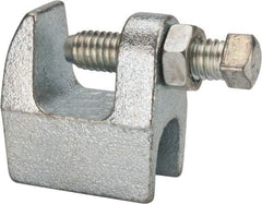 Empire - 3/4" Max Flange Thickness, 1/2" Rod Top Beam Clamp - 470 Lb Capacity, Ductile Iron - Americas Tooling