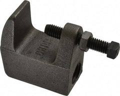 Empire - 1-1/4" Max Flange Thickness, 3/4" Rod Wide Jaw Top Beam Clamp - 900 Lb Capacity, Ductile Iron - Americas Tooling