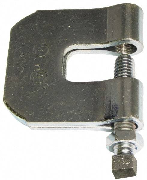 Empire - 3/4" Max Flange Thickness, 3/4" Rod C-Clamp with Locknut - 630 Lb Capacity, Carbon Steel - Americas Tooling