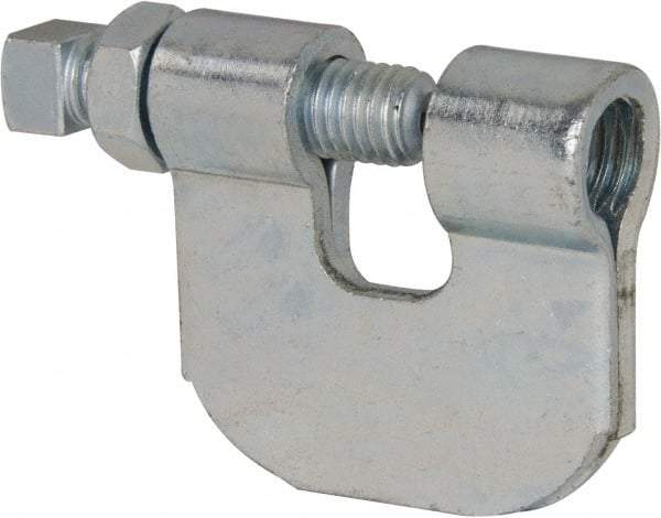 Empire - 3/4" Max Flange Thickness, 5/8" Rod C-Clamp with Locknut - 550 Lb Capacity, Carbon Steel - Americas Tooling